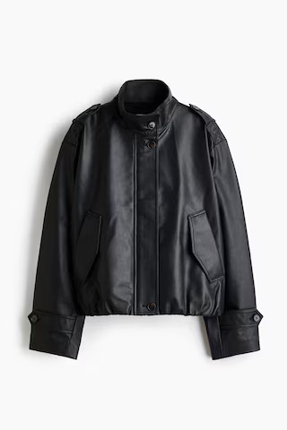 Oversized Coated Jacket | H&M (US + CA)