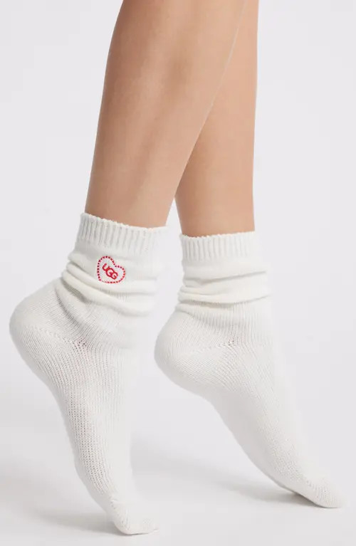 UGG(r) Love Slouchy Quarter Socks in Nimbus at Nordstrom | Nordstrom