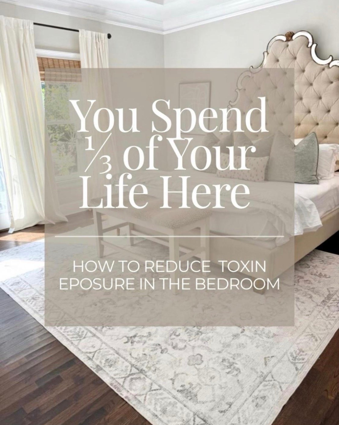 Did you know the average human spends approximately 1/3 of their life in the bedroom?  

With synthetic bedding, fragranced detergents, off-gassing mattresses, blue light from devices, the exposure level all adds up over time. I’ve spent years researching + swapping out the products in my bedroom and these are my top #LoTox  recs! 

Some of these are quick and easy swaps like sheets or lightbulbs, others are more of an investment, such as a mattress. 

It can be overwhelming to think about swapping everything all at once (it took me literally years to research and swap out most of the products in my bedroom).  Don’t stress about overhauling everything all at once, just save this list for later when you’re ready to make a swap! 

I like to use what I called the “one in, one out” method.  The next time your lightbulb burns out, consider replacing it with an incandescent lightbulb.  The next time you’re looking to order a new set of sheets, maybe opt for organic cotton instead of a polyester blend.   One in, one out, is easier to manage than a massive overhaul! Let me know in the comments if you have any questions or are looking for another #LoTox rec. 
#LoToxHome