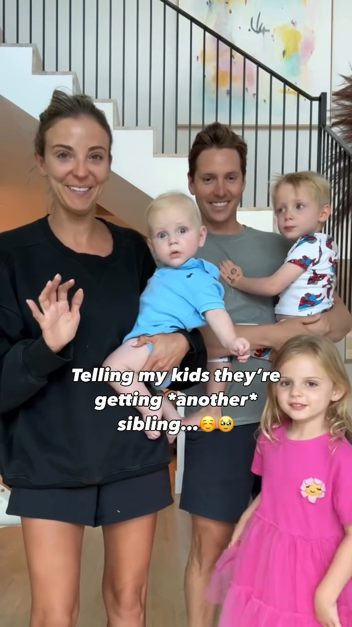 Telling my kids they’re getting *another* sibling 🥹

#LTKFindsUnder100 #LTKSeasonal #LTKStyleTip