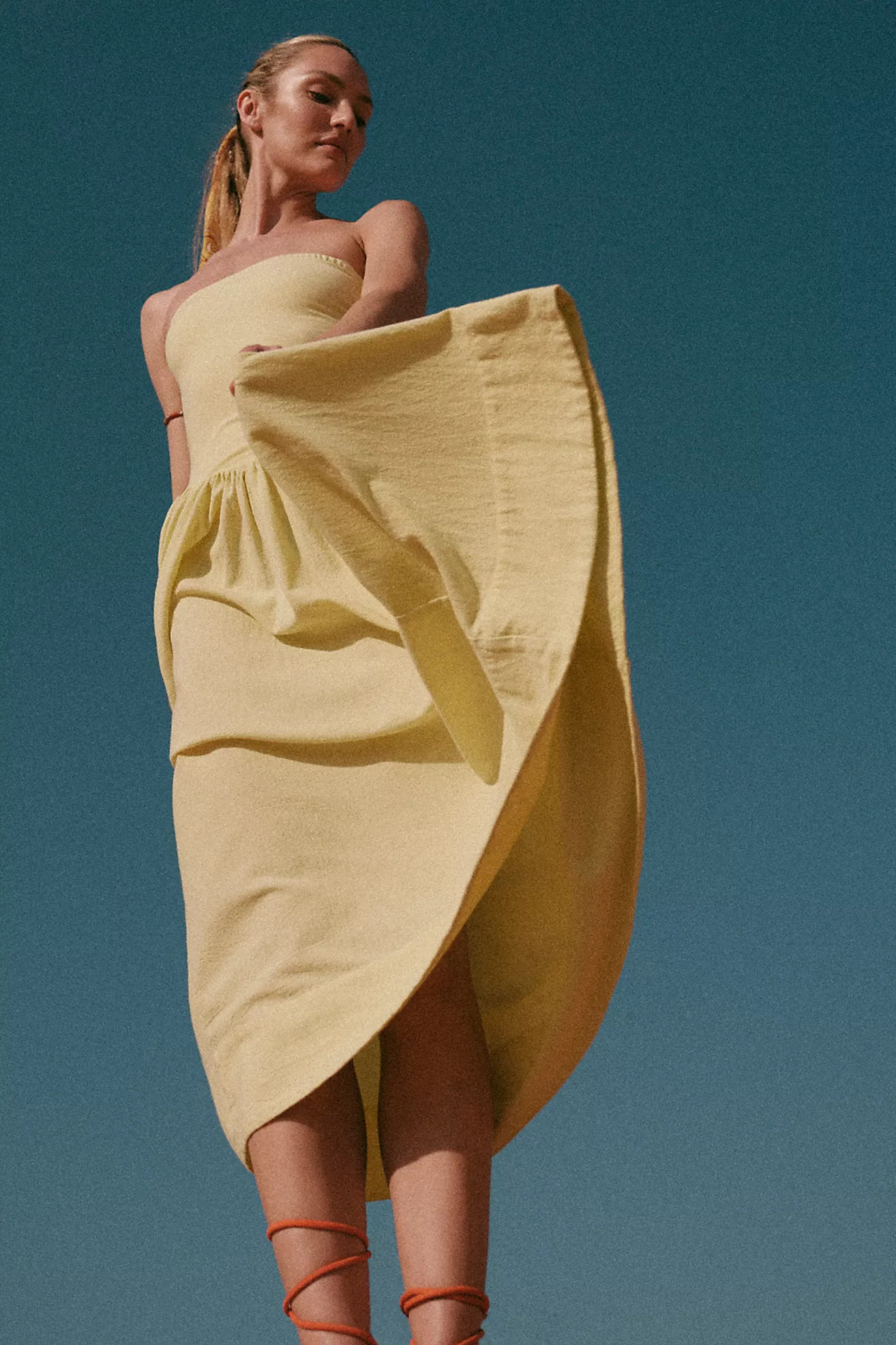 Onda Drop-Waist Tube Midi | Free People (Global - UK&FR Excluded)