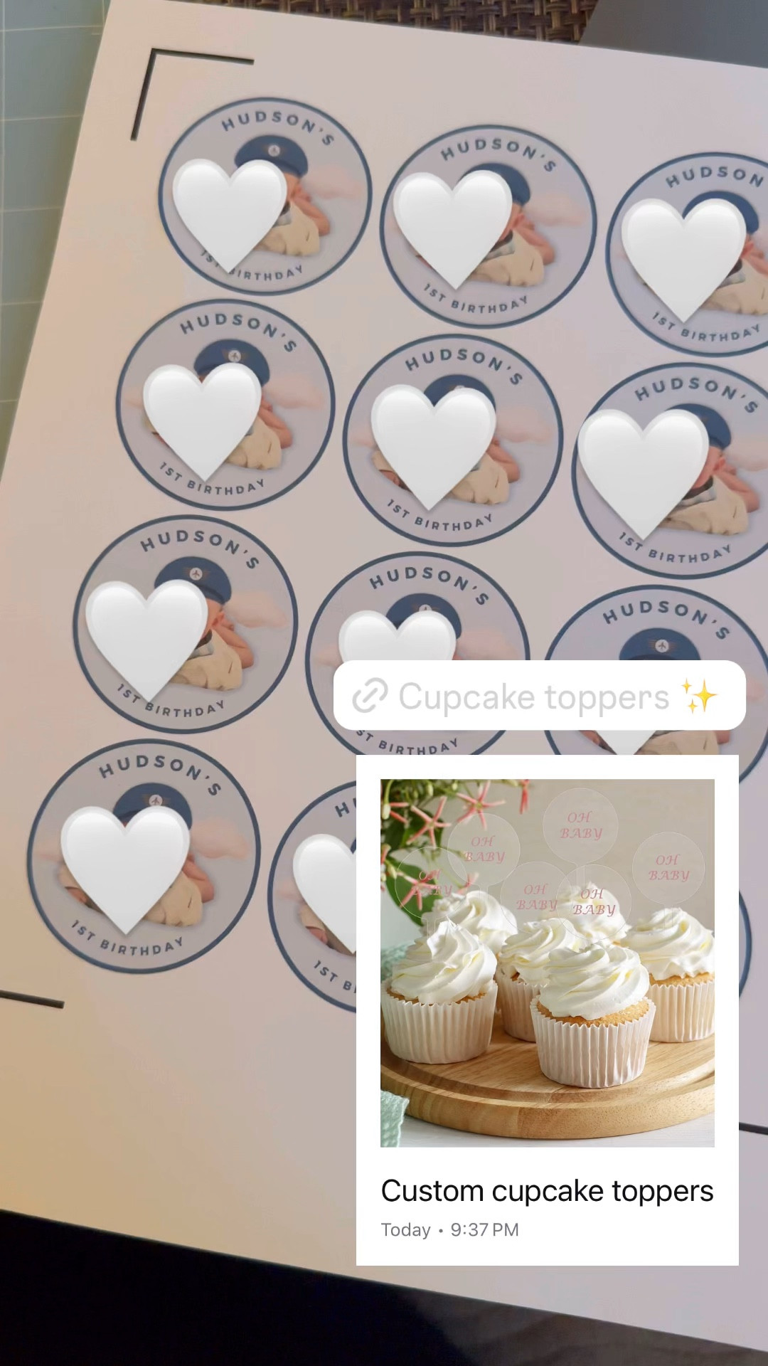 1st birthday custom cupcake toppers 

#LTKFindsUnder50 #LTKBaby #LTKKids