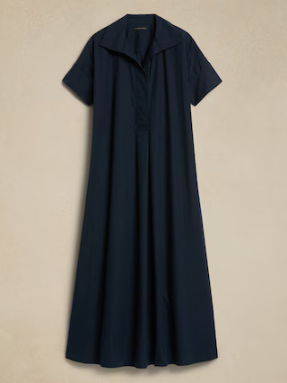 Rhyah Poplin Maxi Dress | Banana Republic (US)