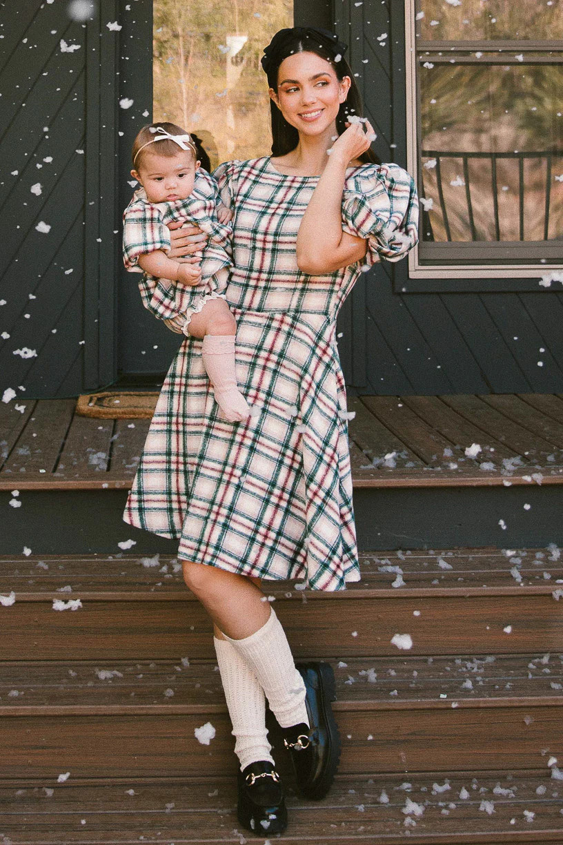 Molly Plaid Flare Dress | Ivy City Co