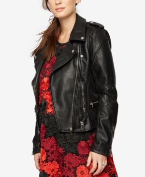 Blank Nyc Maternity Faux-Leather Jacket | Macys (US)