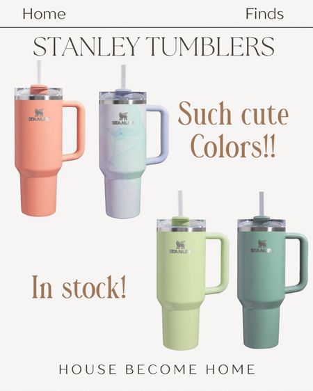 Stanley Tumblers in stock! Cute new colors 

#LTKhome #LTKfamily
