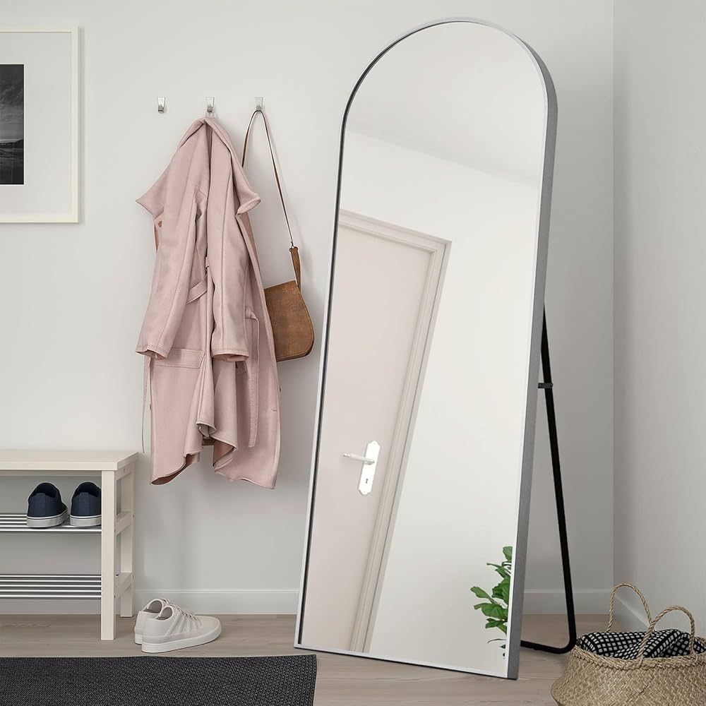 NeuType 65"x22" Arched Full Length Mirror Large Arched Mirror Floor Mirror with Stand Large Bedro... | Amazon (US)