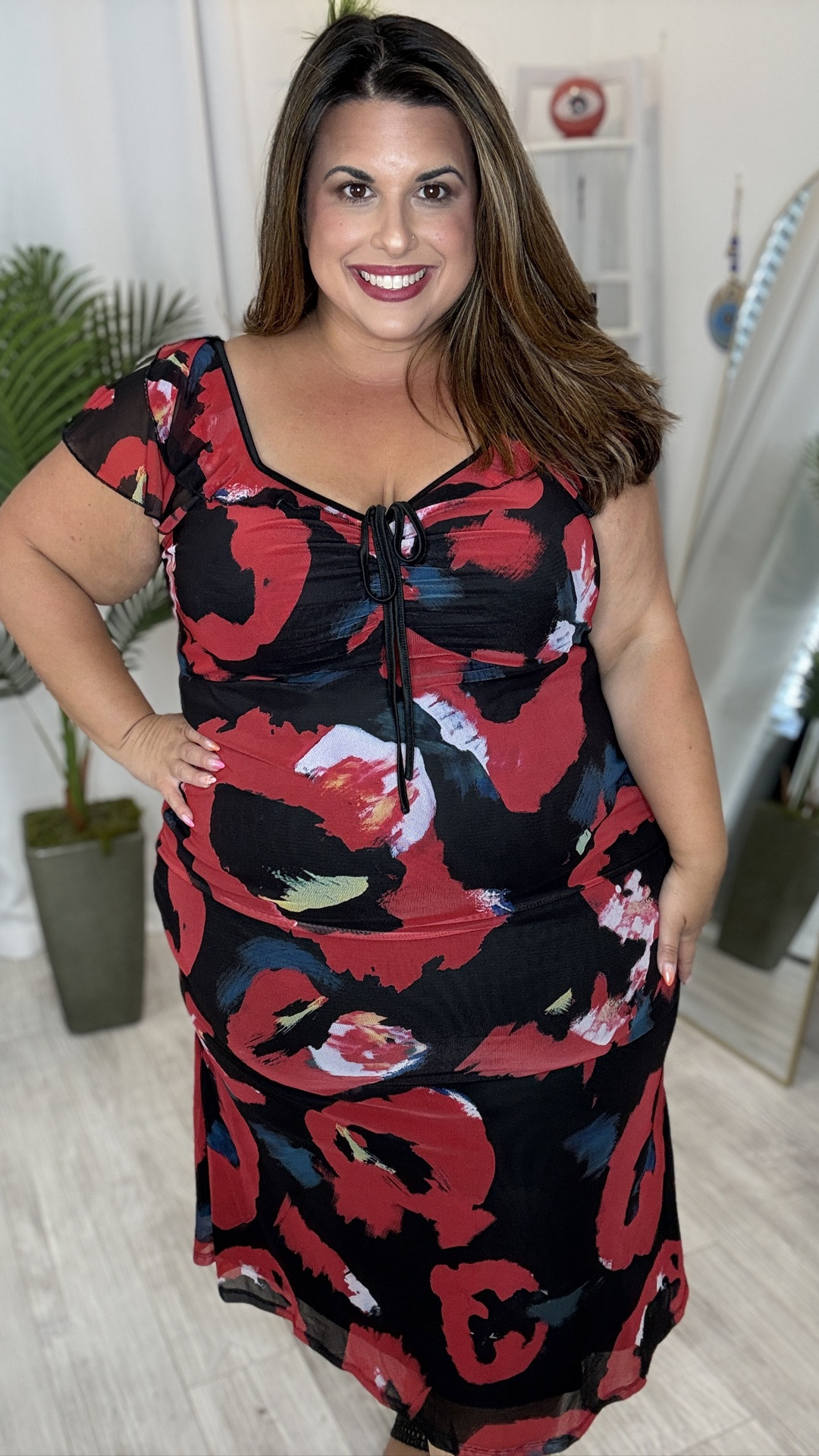 Mesh dresses are for anyone who wants to wear a mesh dress 

Wearing 18/20 and I am 5’2

#LTKootd #LTKPlusSize