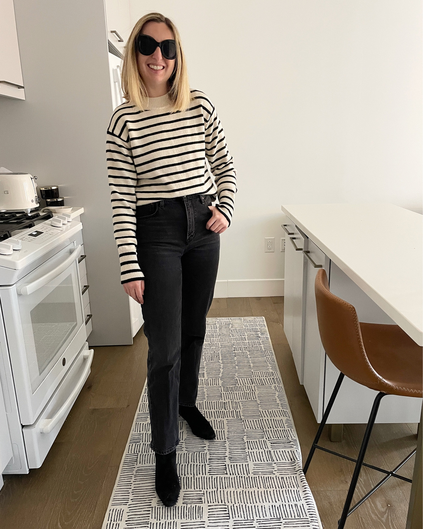 Easy stripes outfit for work #workootd #officeoutfitidea #workoutfitidea #workwear #winteroutfitidea #winteroutfit #stripesoutfit #neutraloutfit

#LTKfit #LTKworkwear