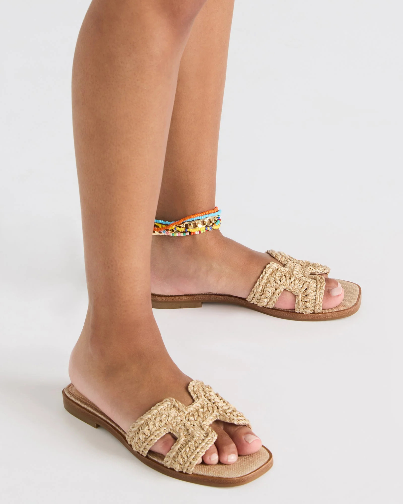 HADYN Crochet Raffia Women's Designer Sandal | Steve Madden (US)