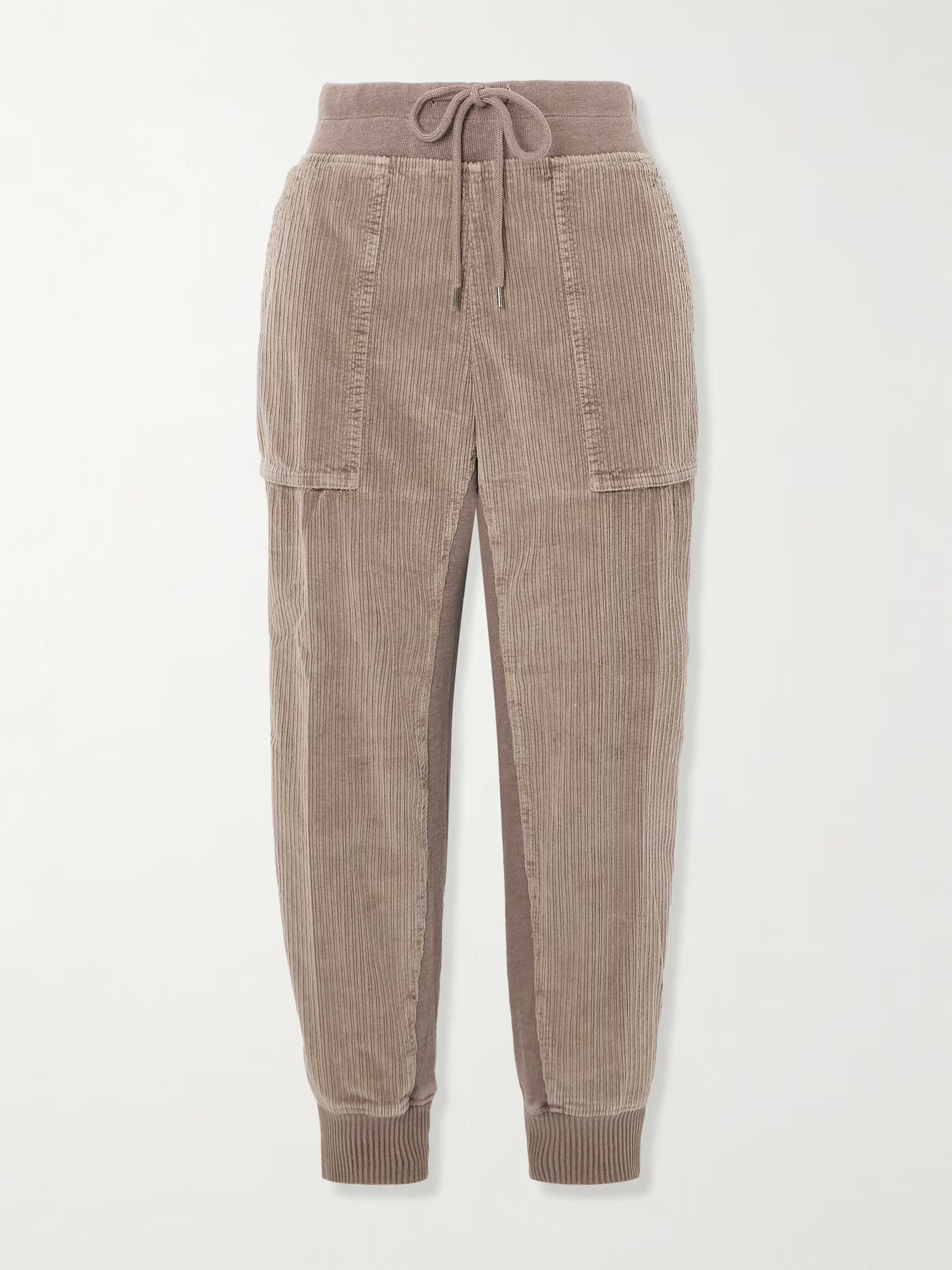 James Perse's track pants are cut from cotton-blend corduroy trimmed with jersey along the waistb... | NET-A-PORTER (US)
