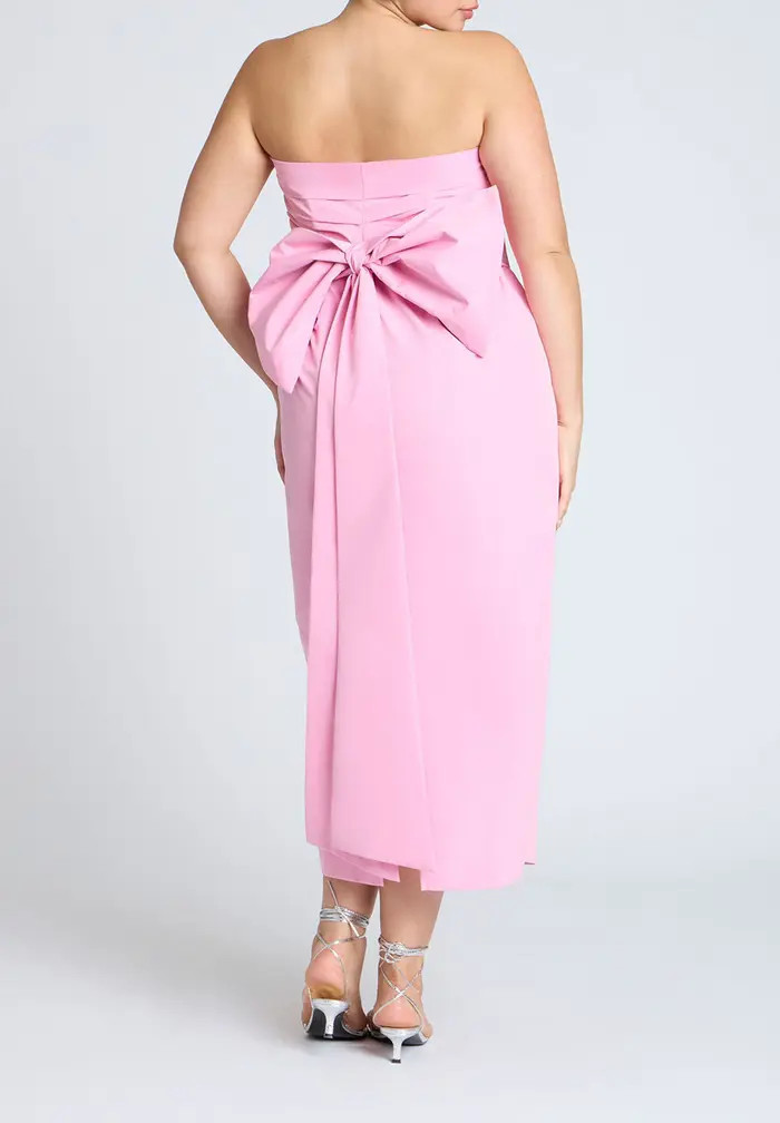 Pleated Bodice Bow Detail Dress | Nordstrom