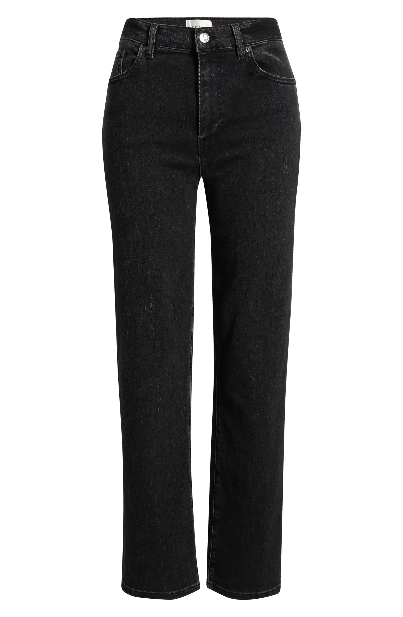 Le Sleek High Waist Ankle Straight Leg Jeans | Nordstrom
