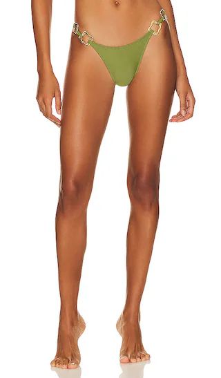 Capri Basic Bikini Bottom in Green | Revolve Clothing (Global)