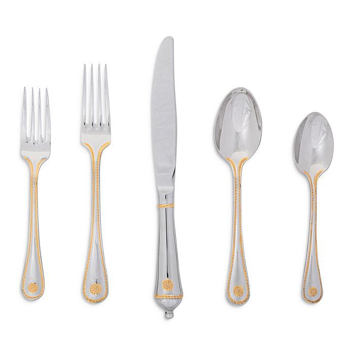 Berry & Thread Polished with Gold 5 Piece Place Setting | Bloomingdale's (US)