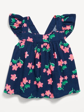 Sleeveless Ruffle-Trim Top for Toddler Girls | Old Navy (US)