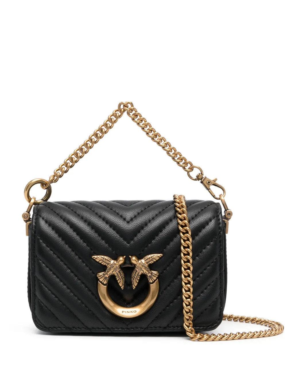 PINKO Borsa Mini Con Dettaglio a Coste - Farfetch | Farfetch Global