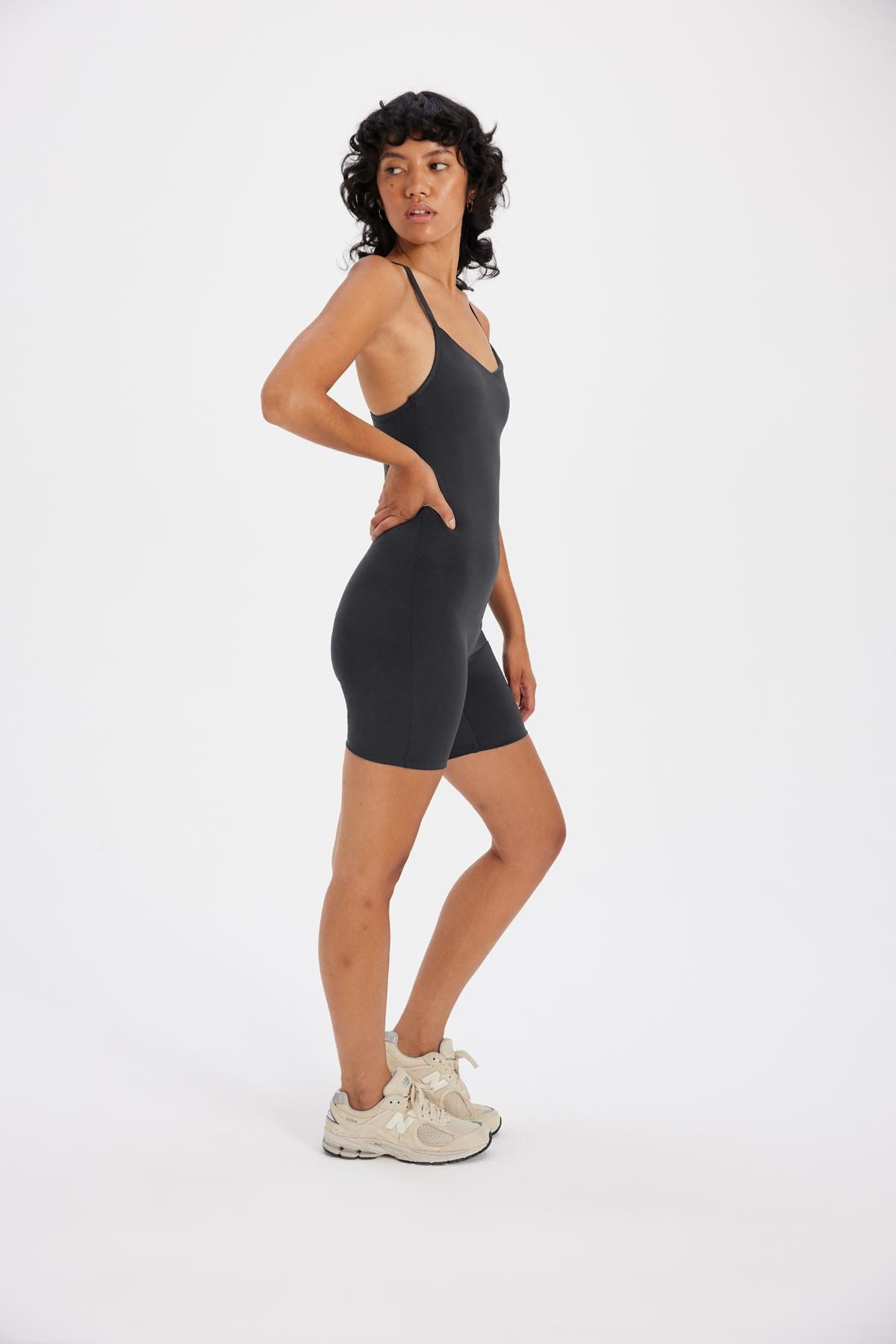 Black Barre Unitard | Girlfriend Collective