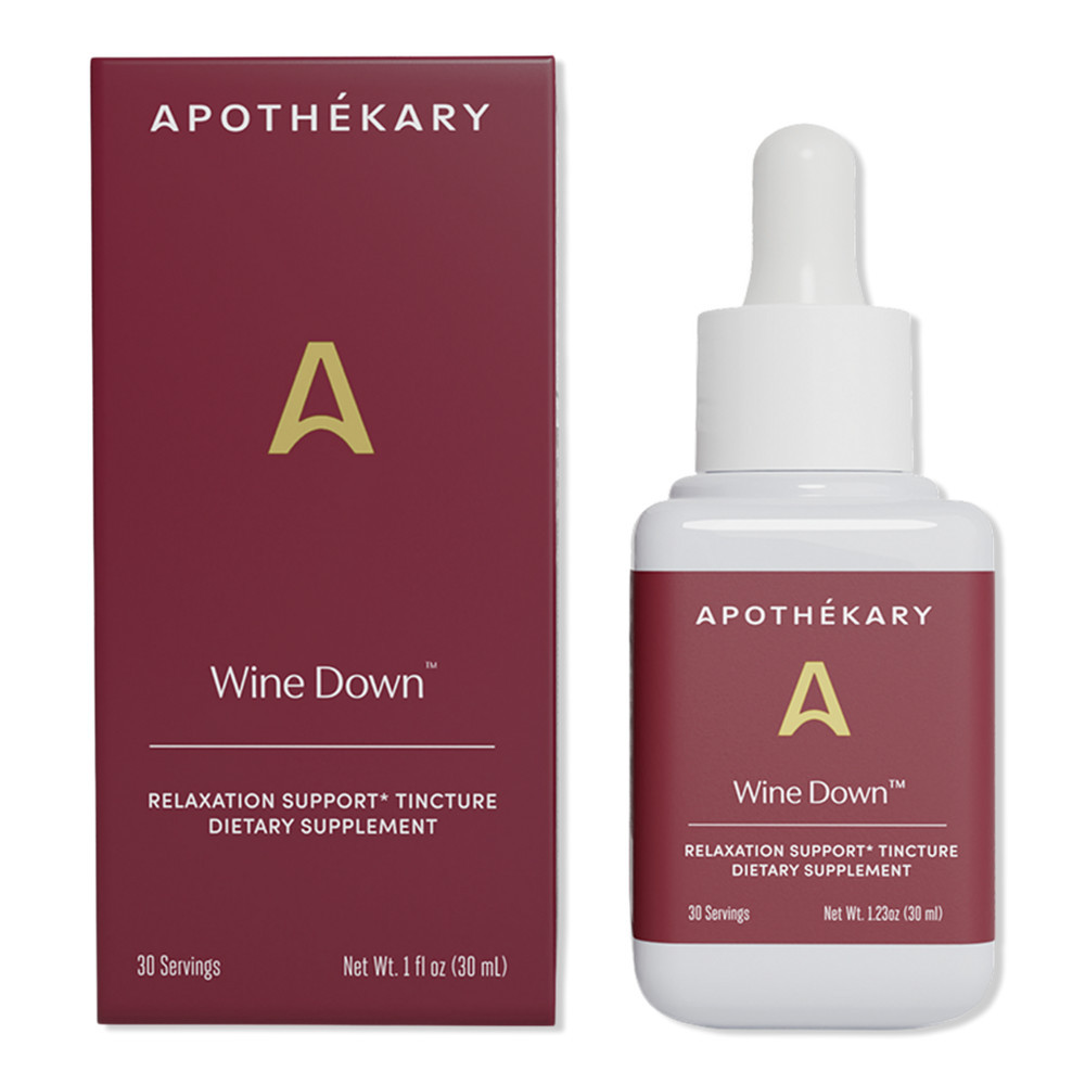 Apothekary Wine Down Relaxation Support Tincture - 1.0 oz | Ulta