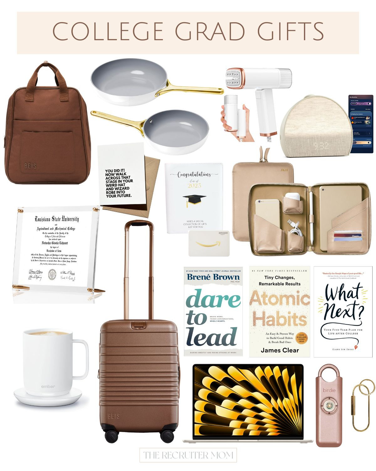 Practical and stylish graduation gift ideas for college grads—includes luggage, kitchen gear, tech, and travel essentials.

 

 

#LTKGiftGuide #LTKSeasonal #LTKFamily