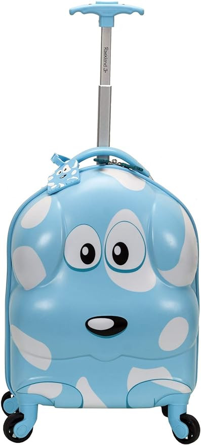 Rockland Jr. Kid's My First Luggage - Hardside Spinner Luggage, Puppy, Carry-On 16-Inch | Amazon (US)