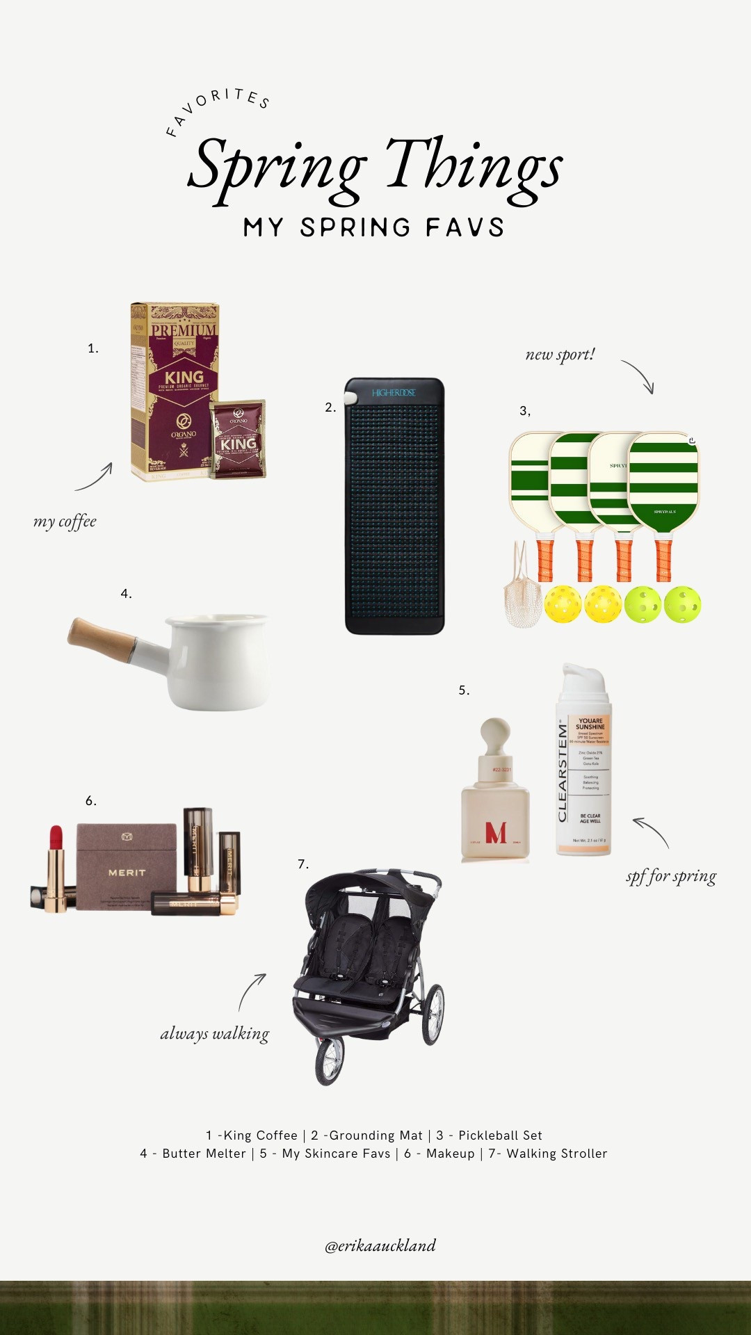 My favorite spring things right now! Code ERIKAAUCKLAND at clearstem for a discount! 

#LTKHome #LTKActive #LTKFamily