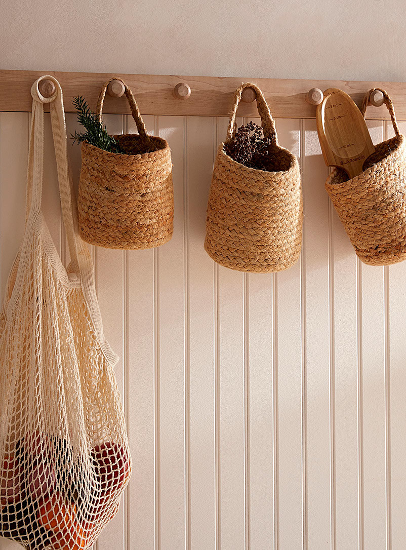 Small natural jute basketsSet of 3 | Simons