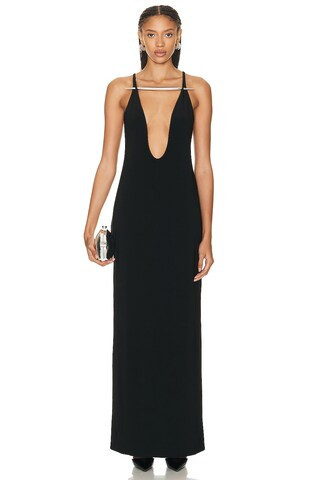 Grace Ling Dagger Dress in Black | FWRD 