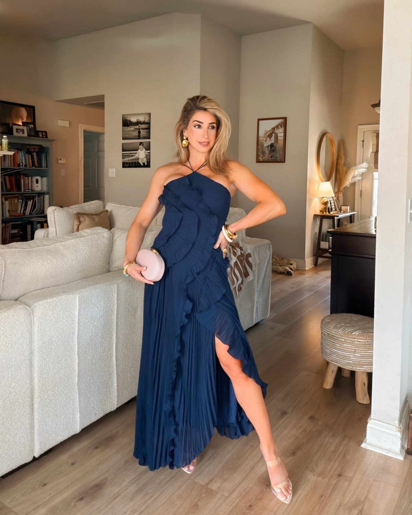 Love how polished this event dress looks in navy blue. Perfect for a fall event or as a fall wedding guest dress. 
@Chicwish 

Formal event dress, formal dresses

#LTKOver40 #LTKgrwm #LTKWedding