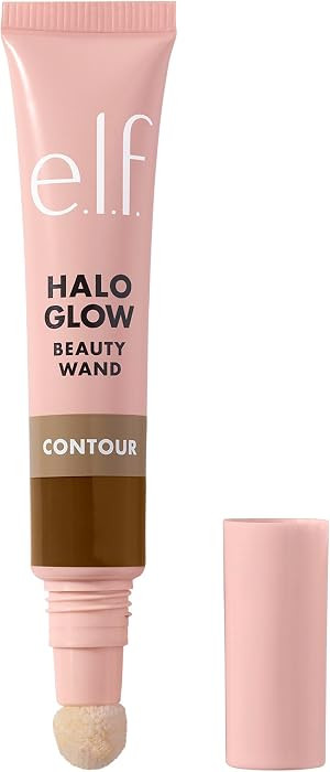 e.l.f. Halo Glow Contour Beauty Wand, Medium/Tan     Liquid Contour Wand For A Naturally Sculpted... | Amazon (US)