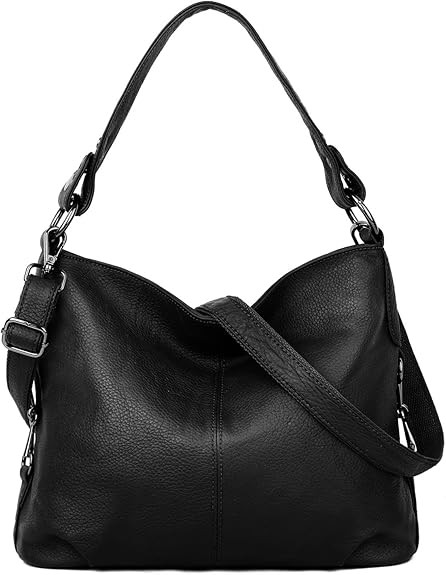 YALUXE Genuine Leather Shoulder Bags Stylish Hobo Handbags Purses Crossbody Bags for Women | Genu... | Amazon (US)