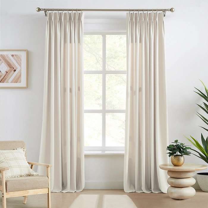 Cross Linen Texture Curtains | Curtarra