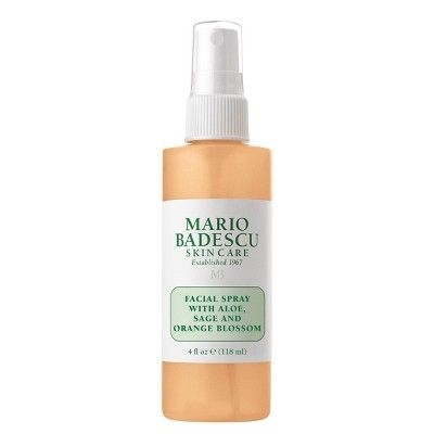 Mario Badescu Skincare Facial Spray with Aloe, Sage and Orange Blossom - 4 fl oz - Ulta Beauty | Target