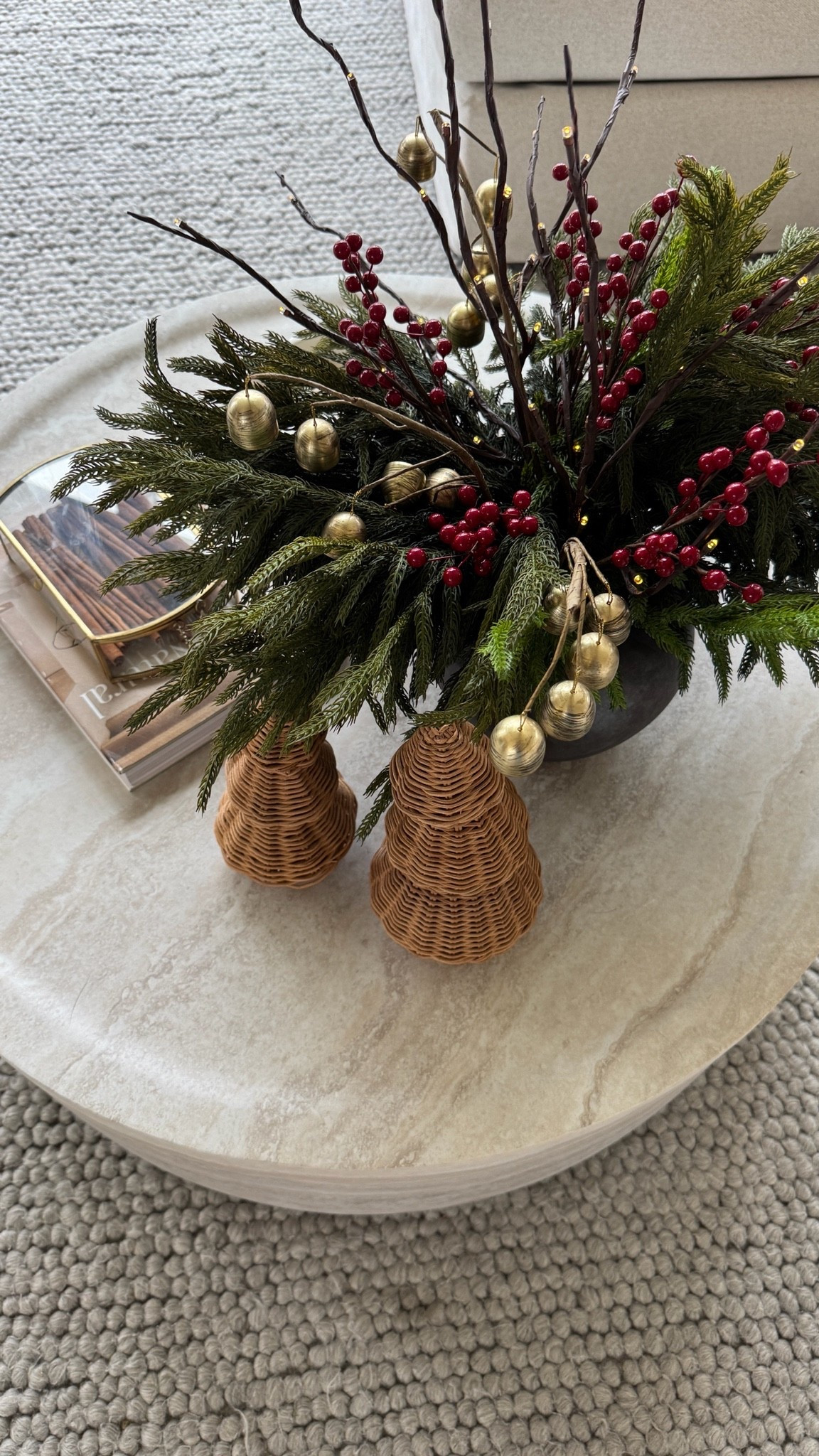 A few coffee table finds that make holiday decorating feel so easy. 🎄🤎

I love mixing cozy textures, seasonal accents, and a few timeless pieces to create a festive setup that still feels effortless and lived-in. ✨

These are perfect for layering into your existing decor without making your coffee table feel too busy. Just a few thoughtful touches can instantly bring that warm Christmas feeling into the room. 🕯️🎄

#LTKHome #LTKSeasonal #LTKmomlife