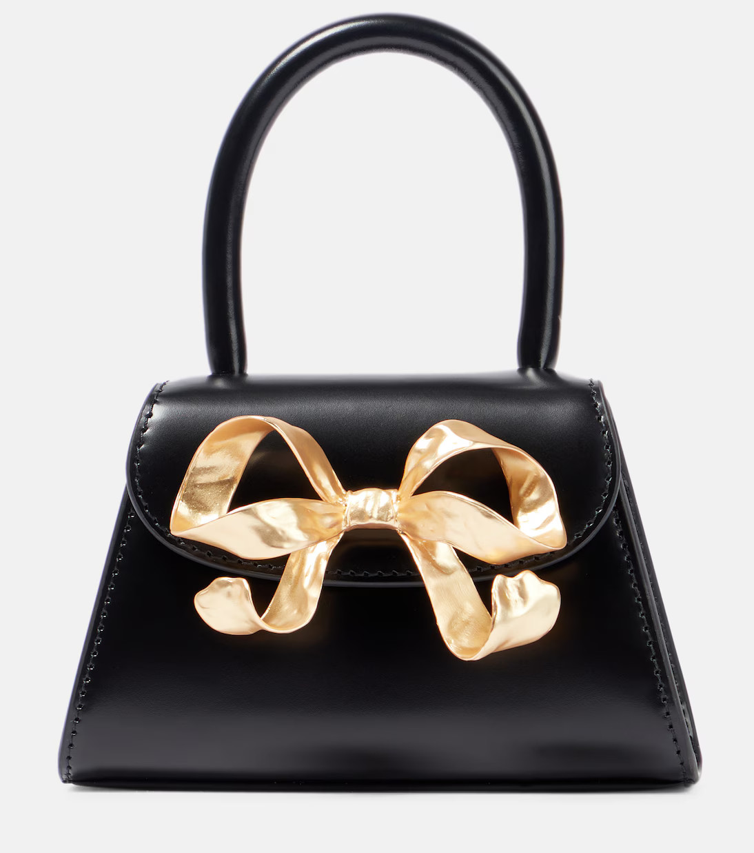The Bow Micro leather tote bag | Mytheresa (UK)