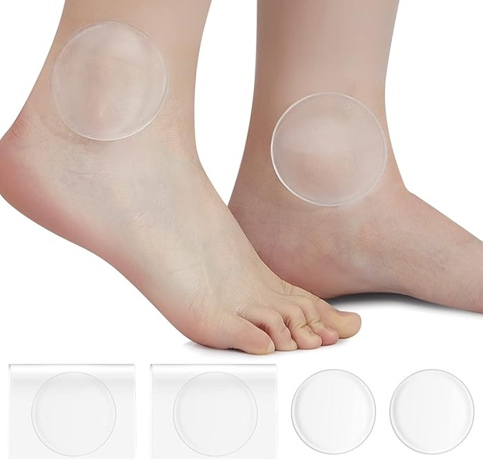 Sotiff 4 Pieces Hockey Ankle Gel Pads Skate Gel Discs for Boots Ankle Protector Brace Skate Acces... | Amazon (US)