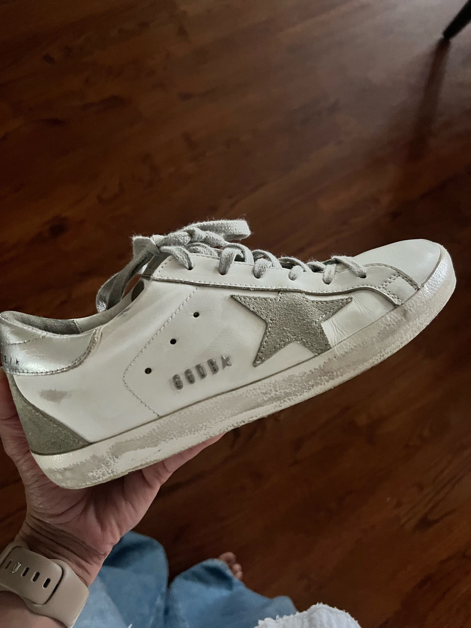 Current, no wait, forever.. obsession. All things Golden Goose 😍.

Fit tts. Size 7 and don’t need to break them in 🫶🏽

#LTKstyletip #LTKfit #LTKshoecrush