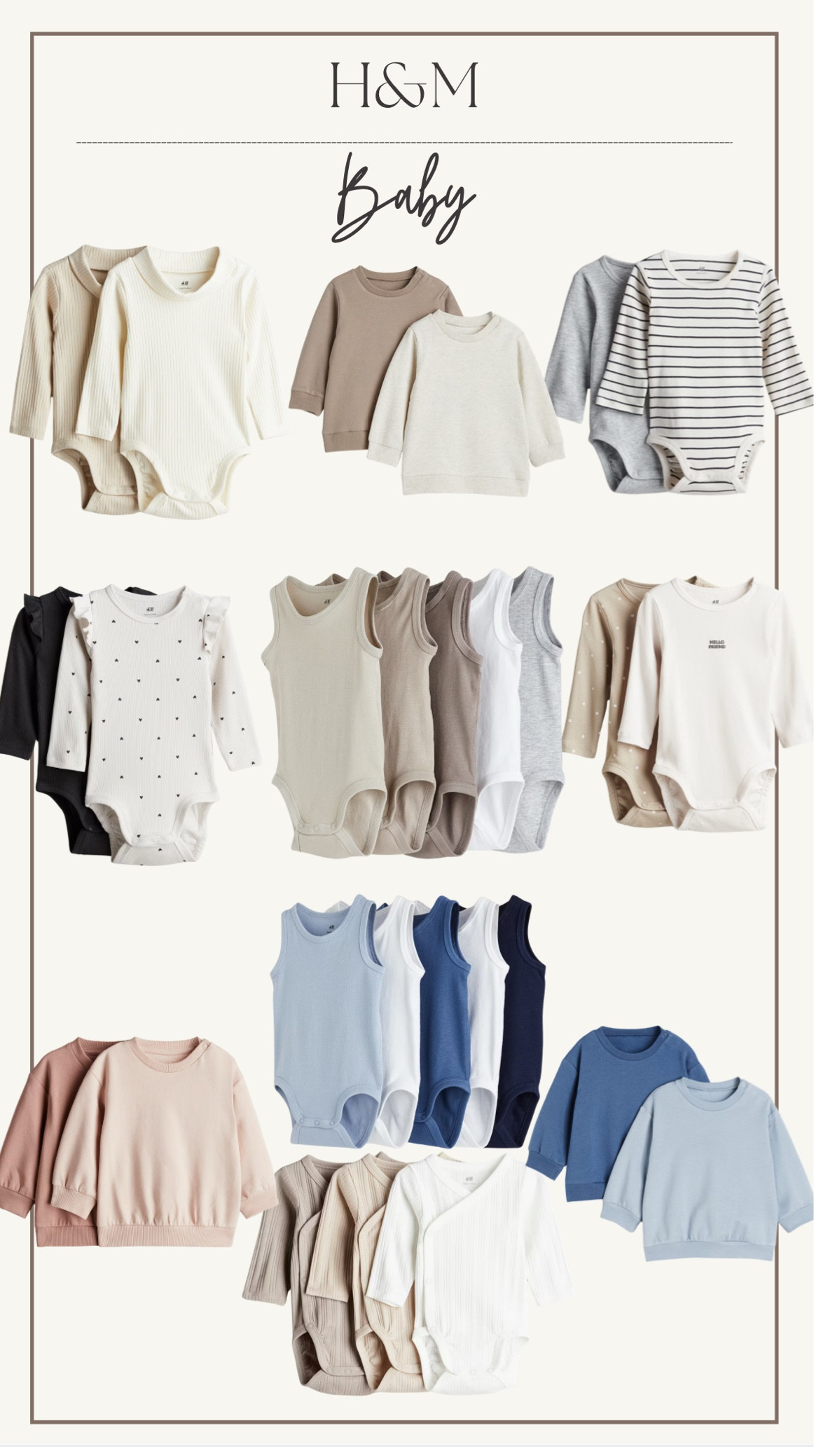 If you’re in need of some basics for your newborn I’ve found the best ones from H&M for you! 

#basics #baby #newborn #ootd #clothes

#LTKBump #LTKBaby #LTKFamily