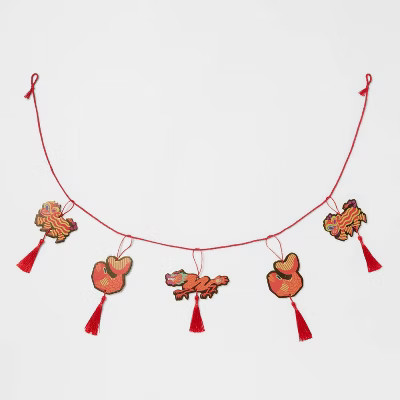Lunar New Year Paper Hanging Icon Garland | Target