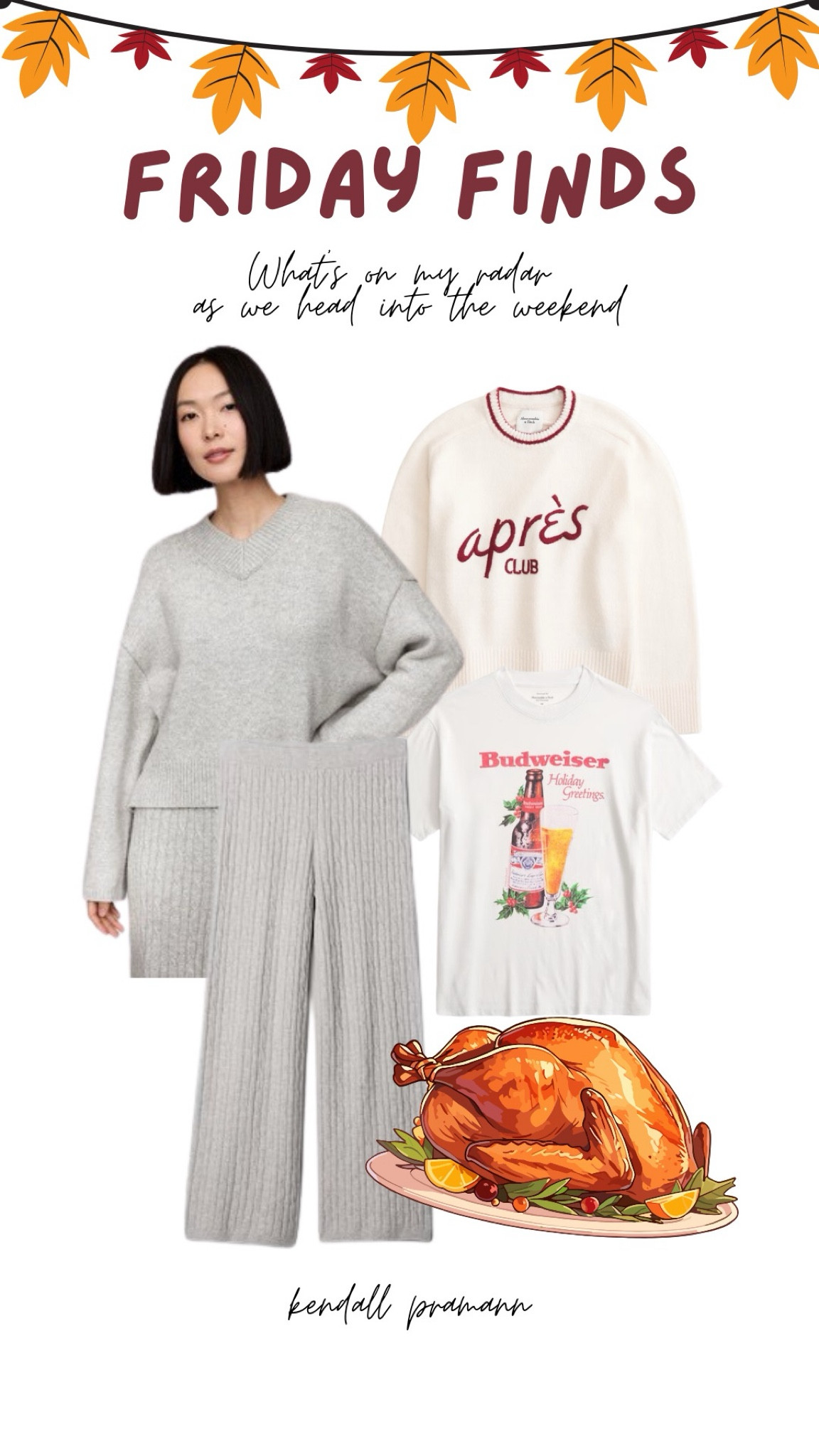 On my radar 11.15 🚨 Thanksgiving is 2 weeks away and I’m needing some cozy pieces that can mix and match through the holiday weekend from turkey to setting up the tree! These sweater pants look like the perfect mix of casual and chic. So excited for my favorite holiday. 

#LTKHoliday #LTKSeasonal