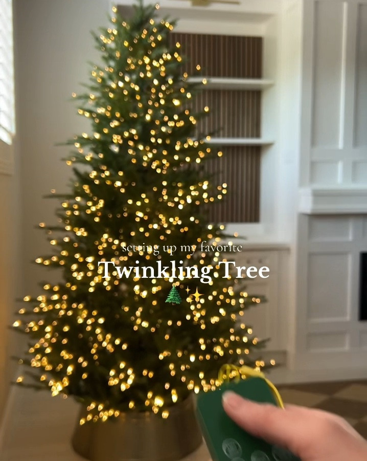 the most gorgeous Twinkling Lights Christmas Tree! Also transitions in to color lights too #LTKHoliday 

#LTKSeasonal #LTKHome