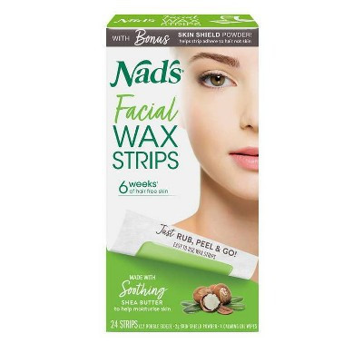 Nad's Facial Wax Strips - 24ct | Target