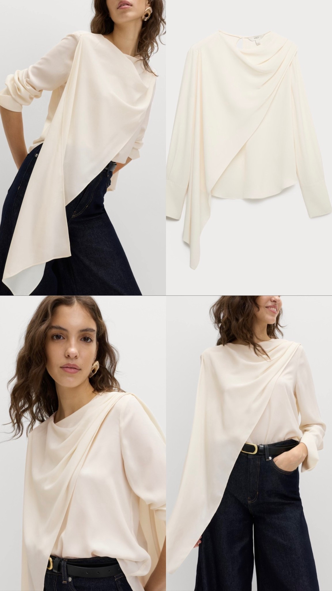 Scarf detail blouse 

#LTKdatenight #LTKuk #LTKwinter