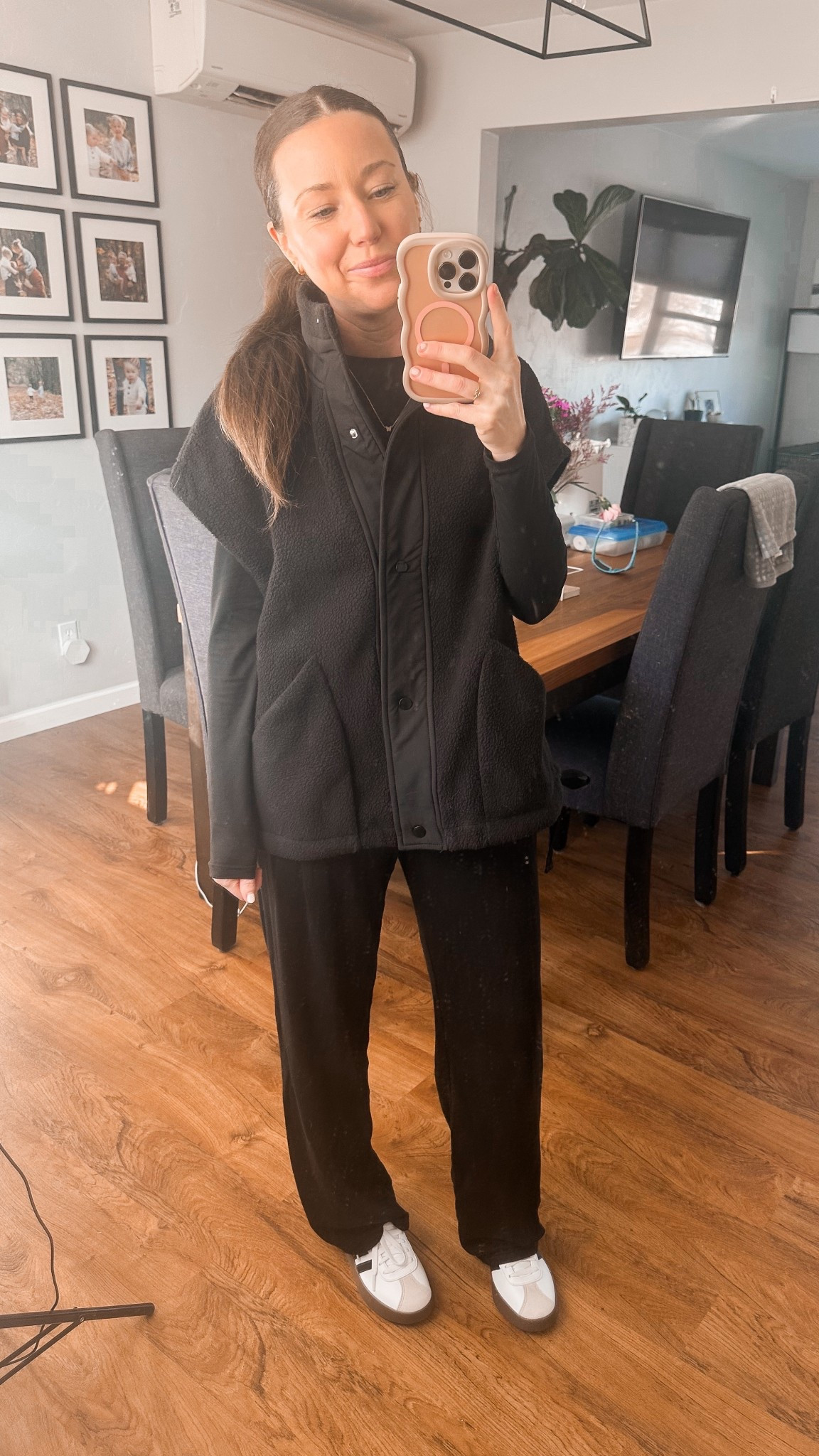 Easy OOTS. Love this vest so much. True to size, as it comes oversized already  

#LTKU #LTKootd #LTKPetite