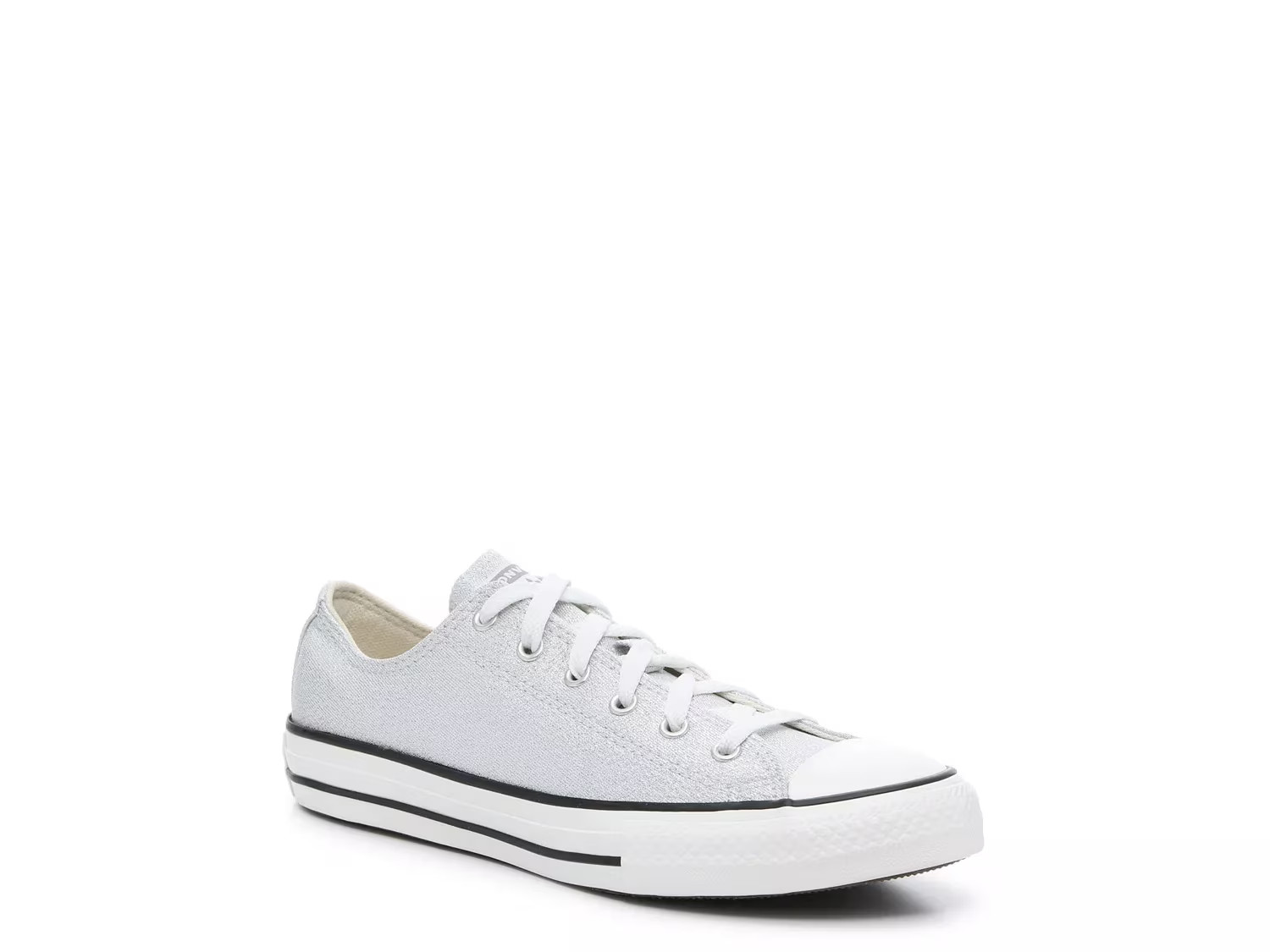 Converse Chuck Taylor All Star Sneaker - Kids' - Girl's - Silver Metallic - Size 12.5 Youth - Lace-U | DSW