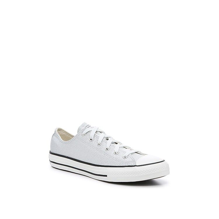 Converse Chuck Taylor All Star Sneaker - Kids' - Girl's - Silver Metallic - Size 12.5 Youth - Lace-U | DSW