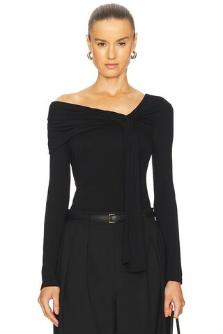 Diane von Furstenberg Twila Top in Black from Revolve.com | Revolve Clothing (Global)
