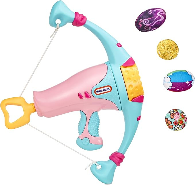 Little Tikes Mighty Blasters Power Bow Pink Toy Blaster with 4 Soft Power Pods for Kids Ages 3 Ye... | Amazon (US)