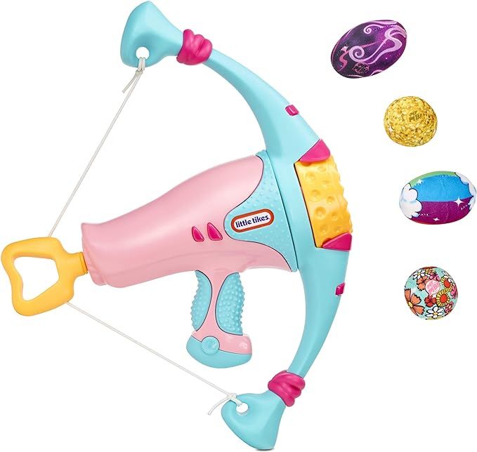 Little Tikes Mighty Blasters Power Bow Pink Toy Blaster with 4 Soft Power Pods for Kids Ages 3 Ye... | Amazon (US)