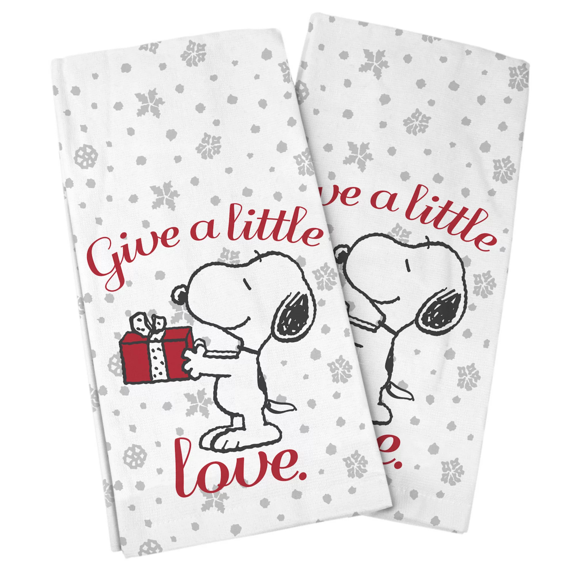 PEANUTS Printed Holiday Kitchen Towels | Kohl's
